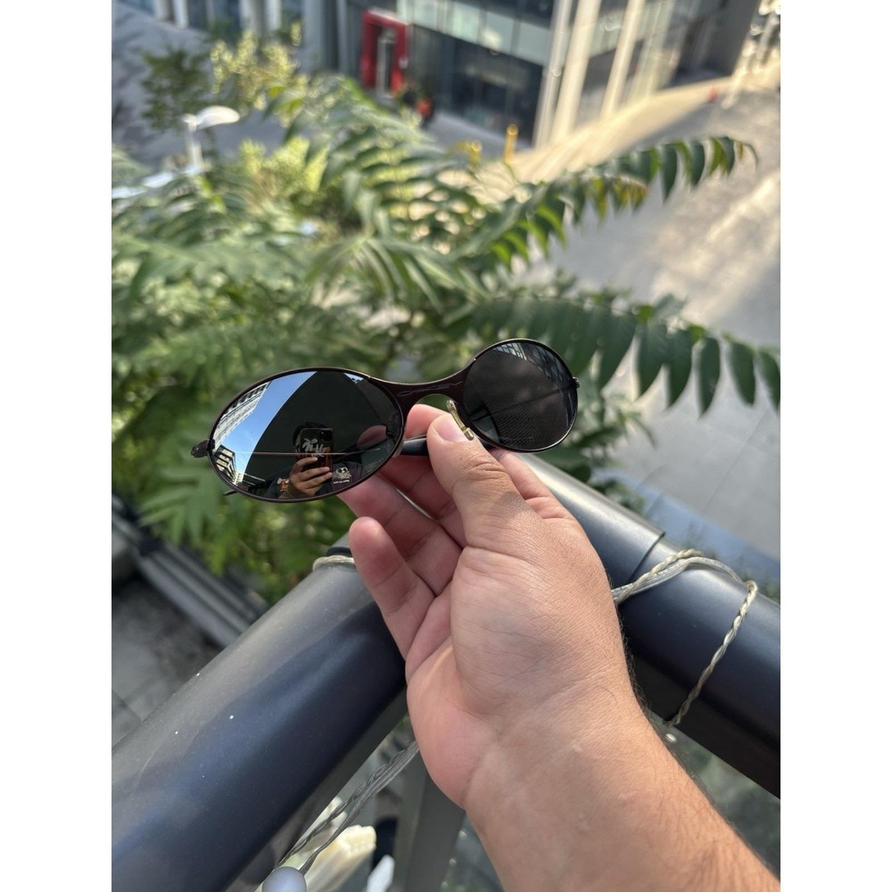 Oakley E Wire 1.0 Frame Mocha Brown Lens Gen 1 90's RARE Travis Scott